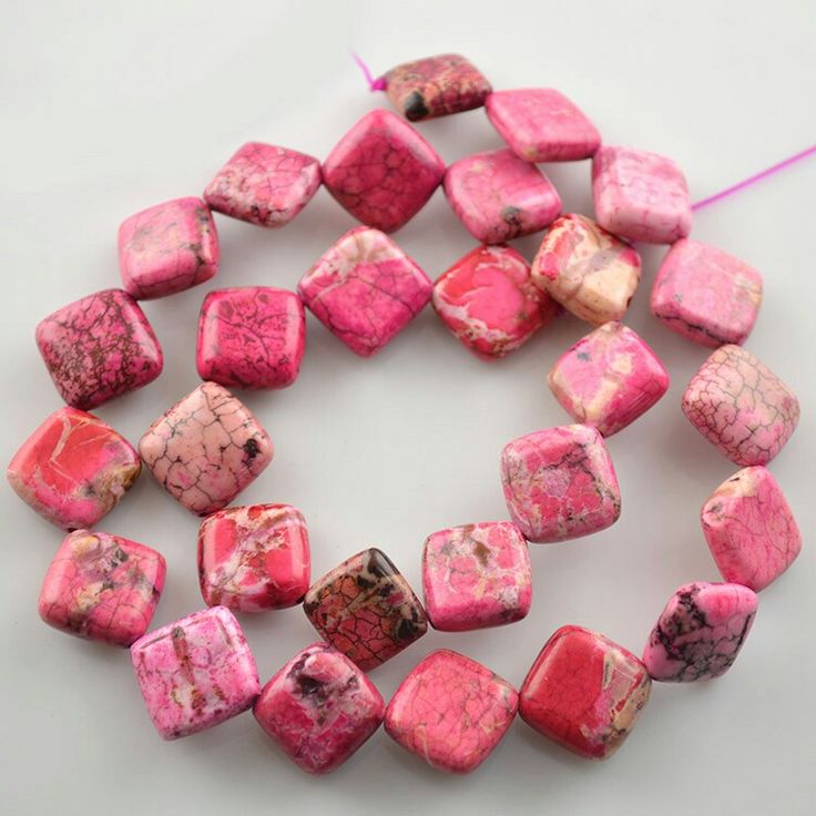 pink howlite stones
