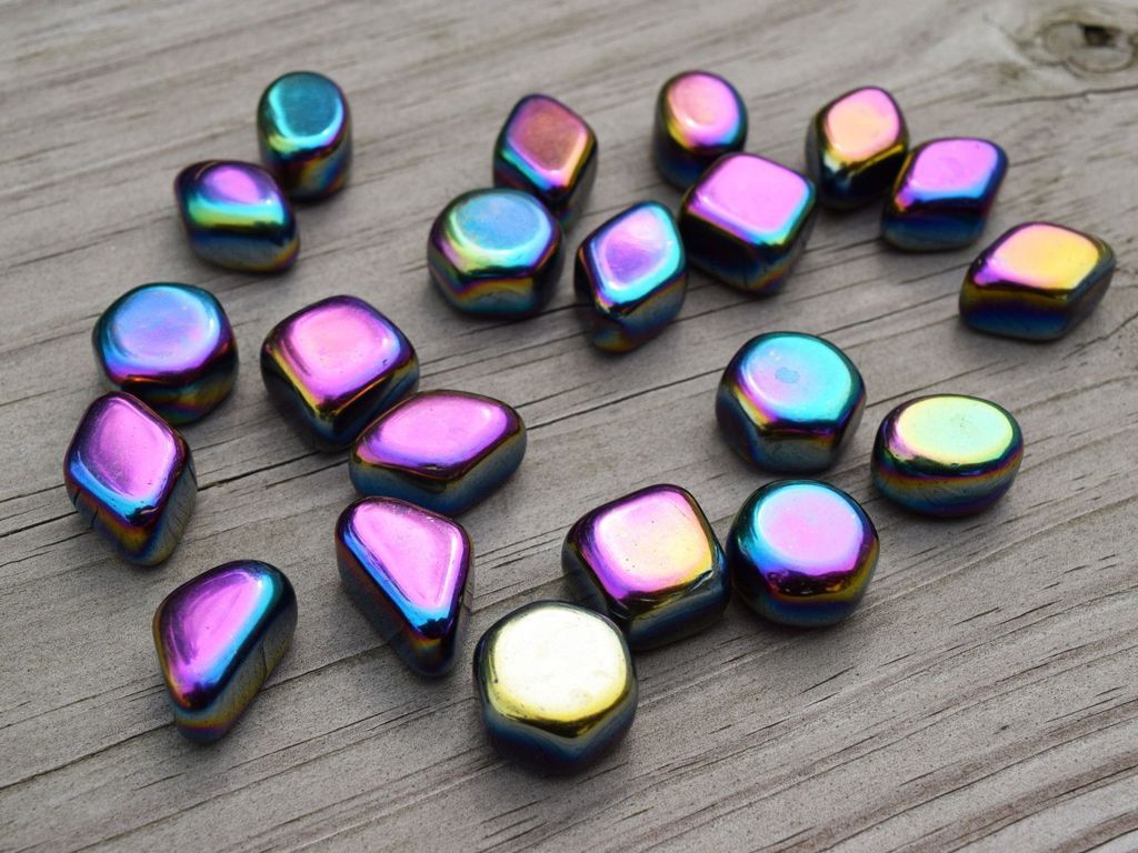 rainbow hematite stones