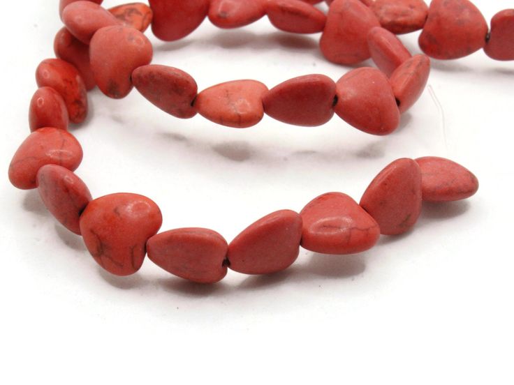 red howlite bead jewelry
