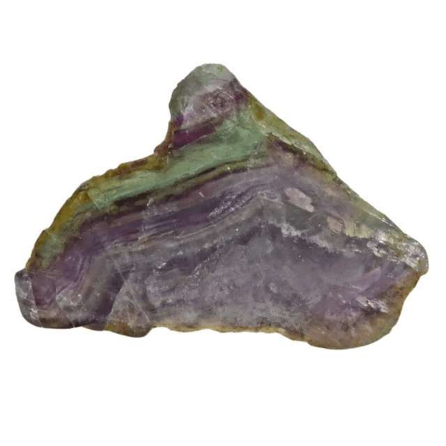 raw fluorite rock close up view showing detail with greenish color